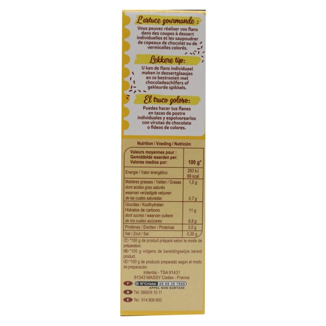 Carrefour Classic Vanilla Pudding 192g