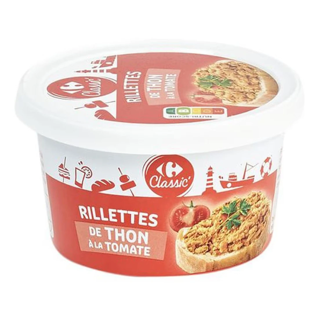 Carrefour Classic Tuna Rillettes With Tomato 100g