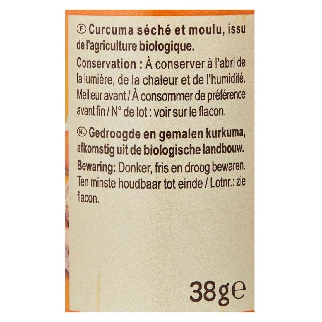 كارفور كركم عضوي مطحون 38 غرام