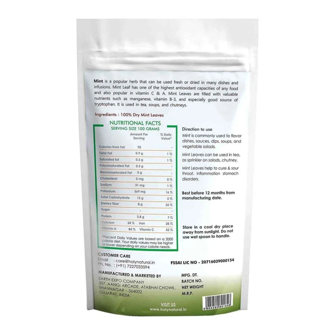 لوس بينوس نعناع مجفف