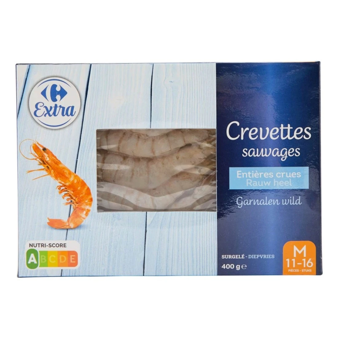 Carrefour Extra Whole Shrimp 12 to 16 Shrimps 400g