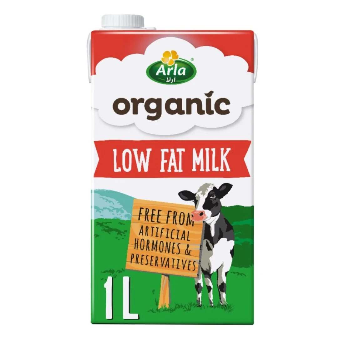 Arla Organic Low Fat Milk, 1L