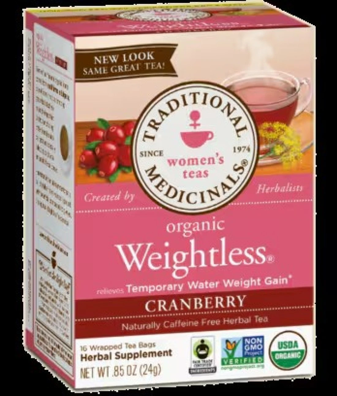 Traditional Medicinals Organic Weightless Cranberry Tea 24g
