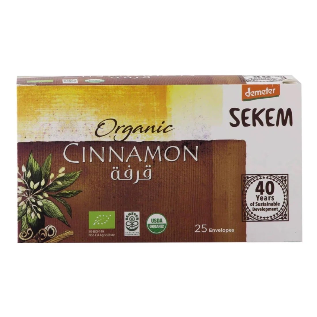 Sekem Organic Cinnamon Tea 25 Tea Bags
