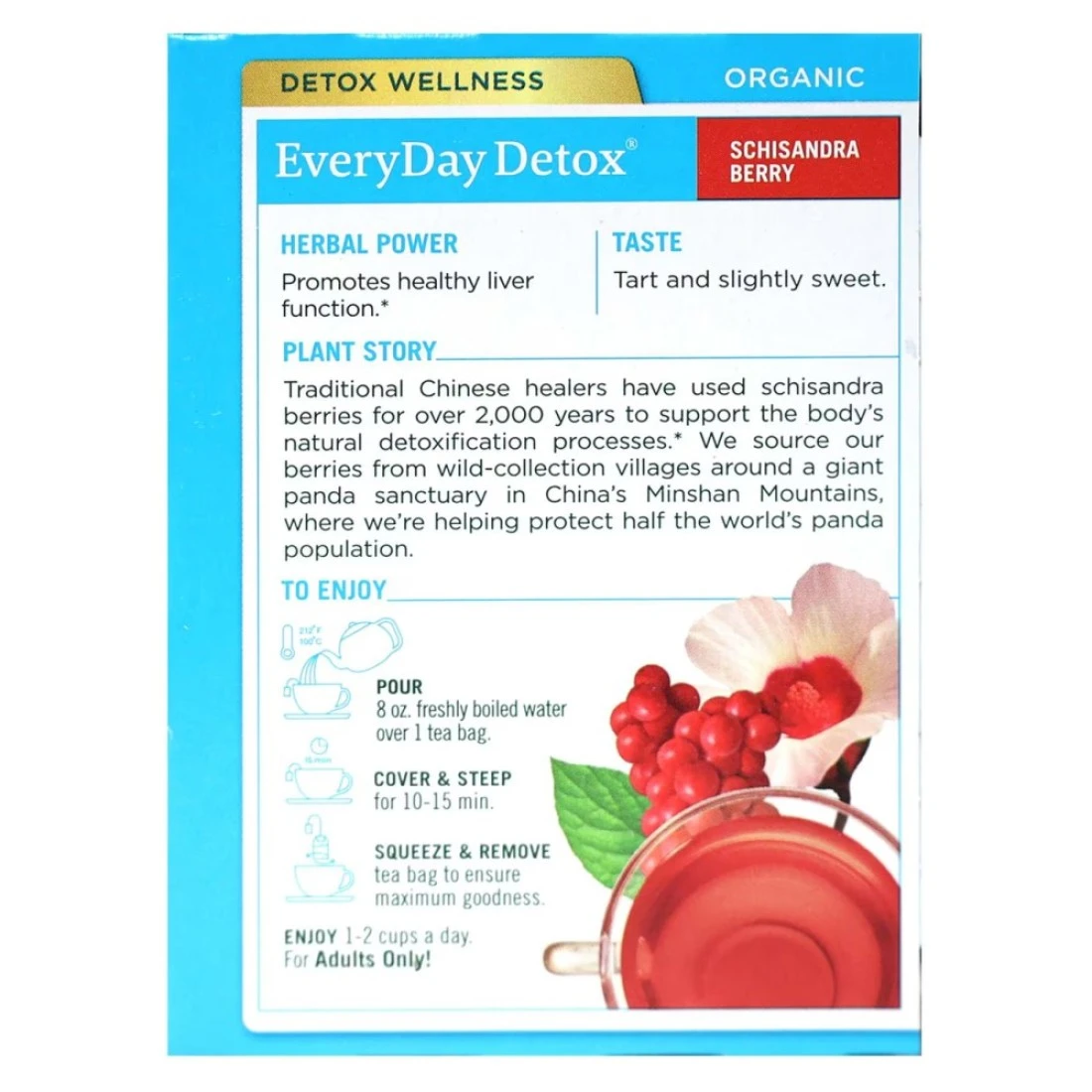 Traditional Medicinals Everyday Detox Herbal Tea 24g