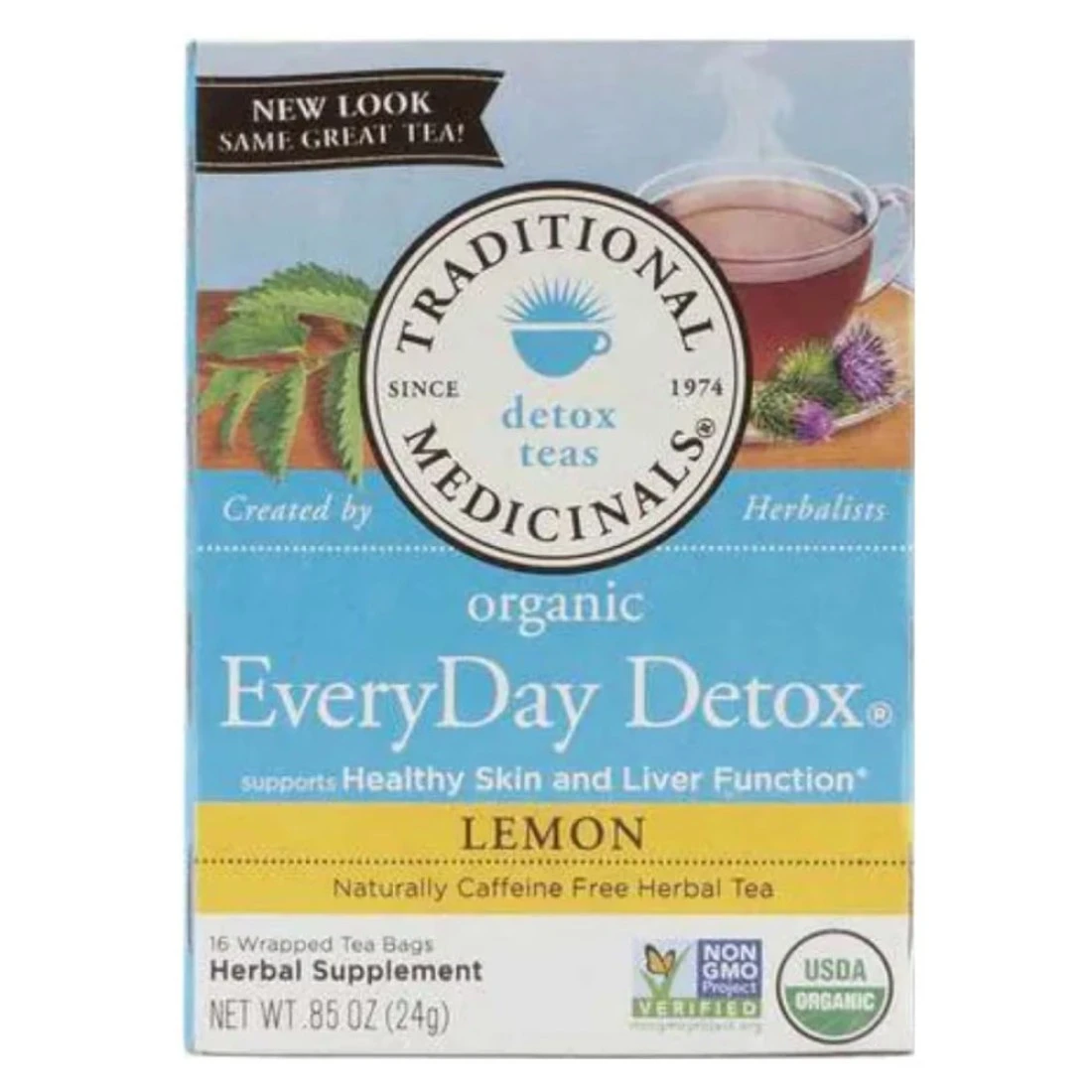 Traditional Medicinals Everyday Detox Lemon Tea 24g