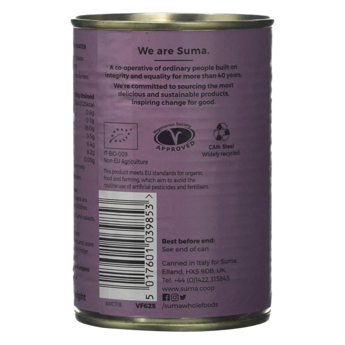 Suma Organic Black Beans 400g