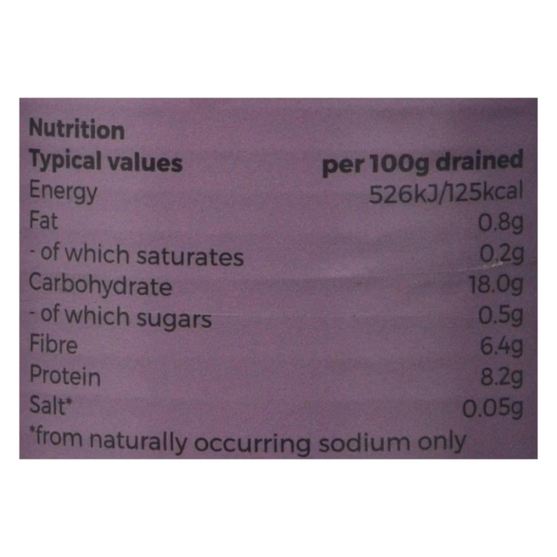 Suma Organic Black Beans 400g