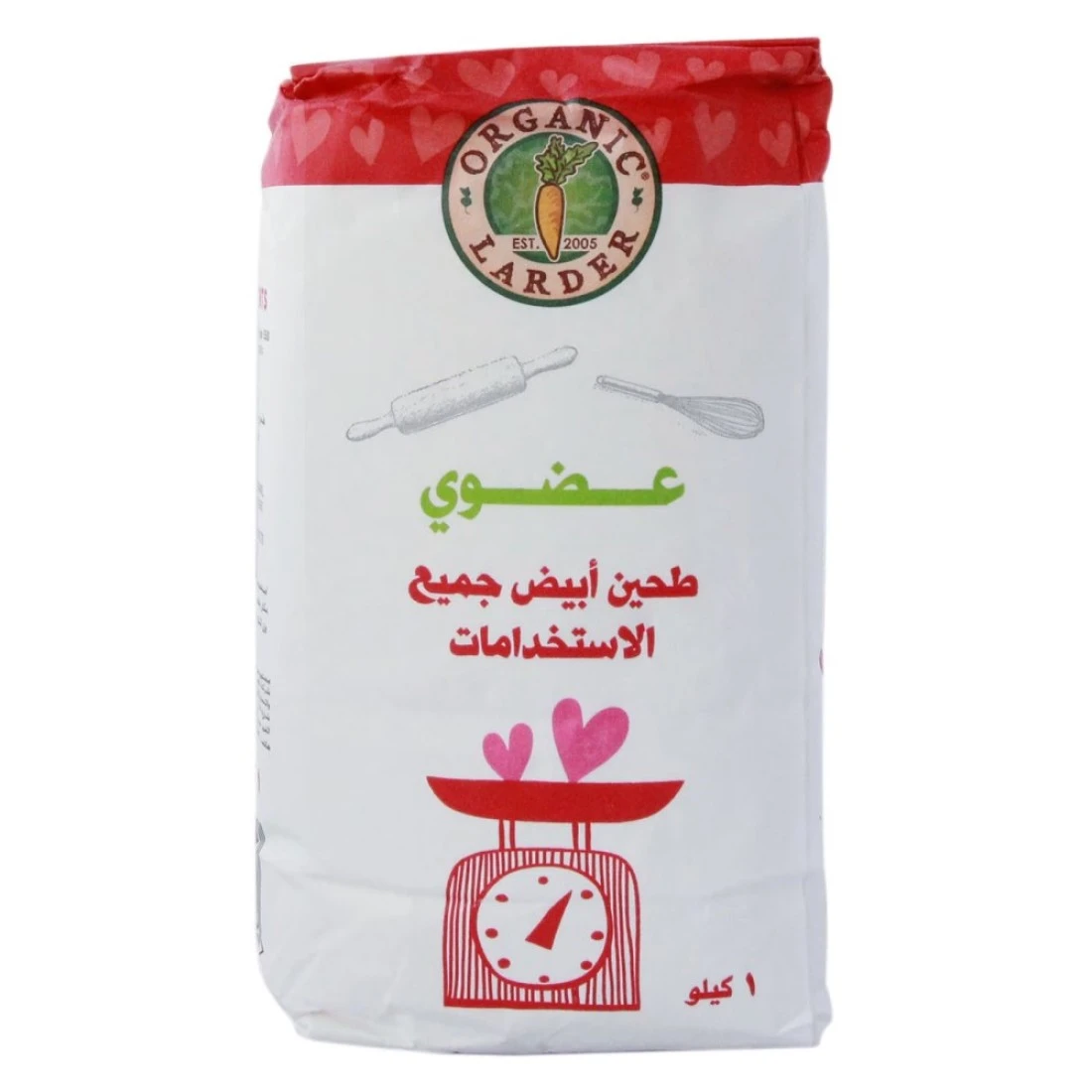 Organic Larder All Purpose White Flour 1kg