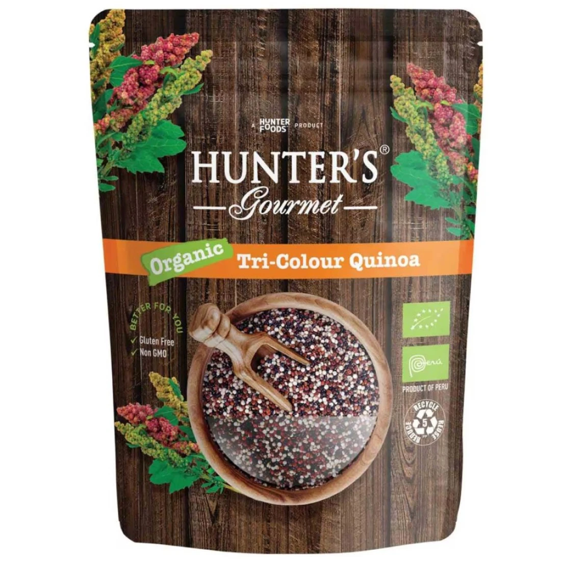 Hunters Gourmet Organic Tri-Colour Quinoa 300g