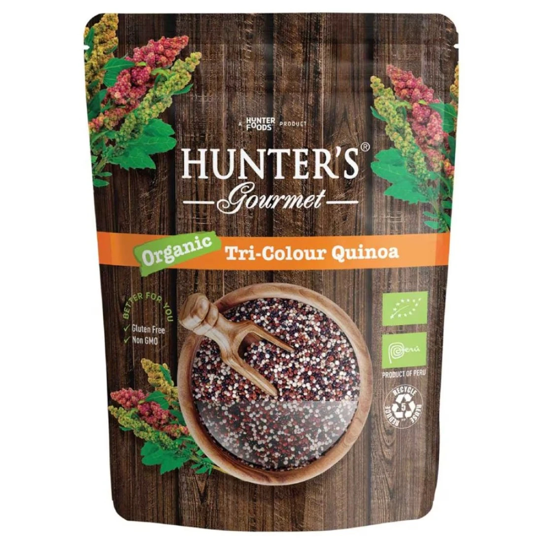 Hunters Gourmet Organic Tri-Colour Quinoa 300g