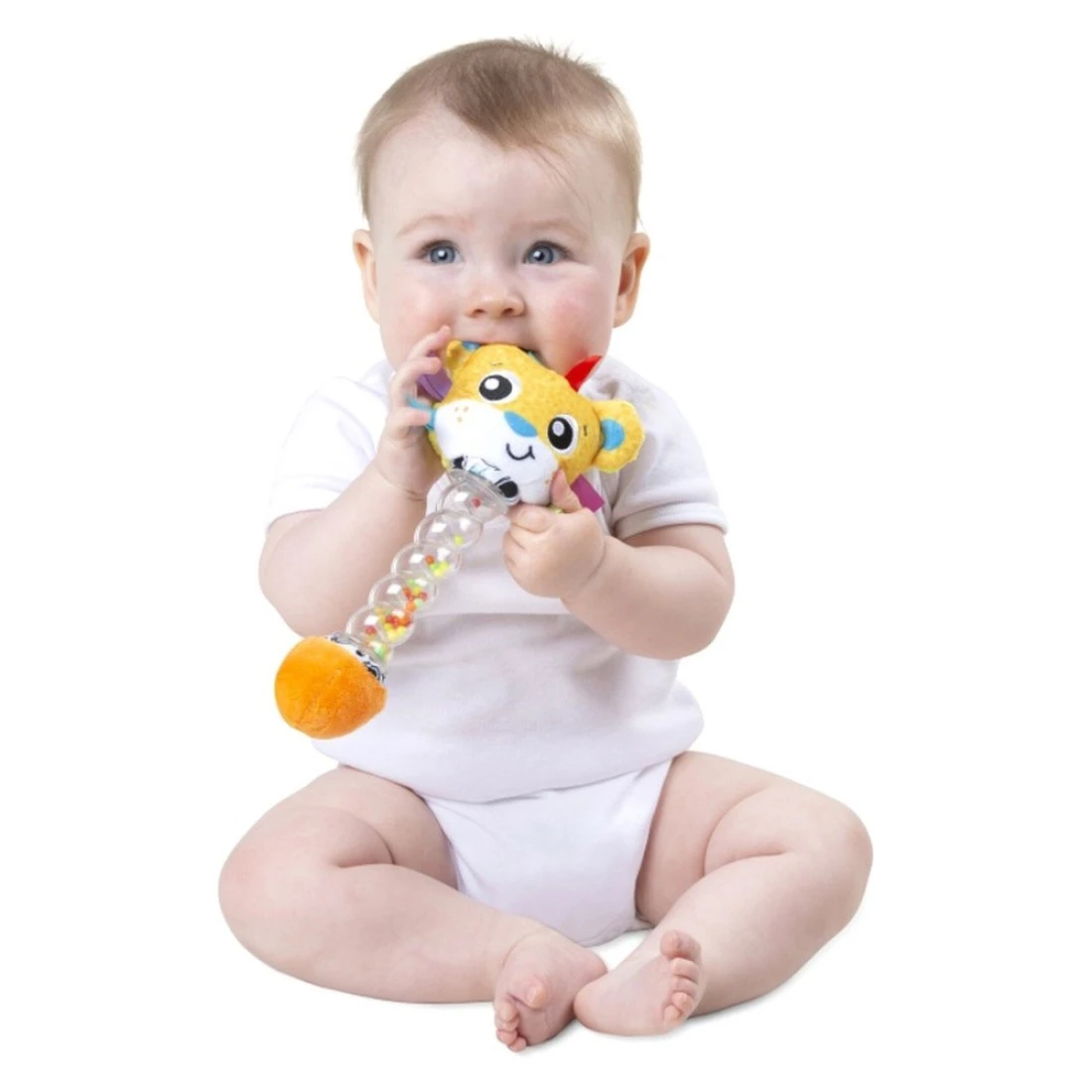 Playgro Safari Shaker Lion Rattle Stick PG188797 3 Months and above