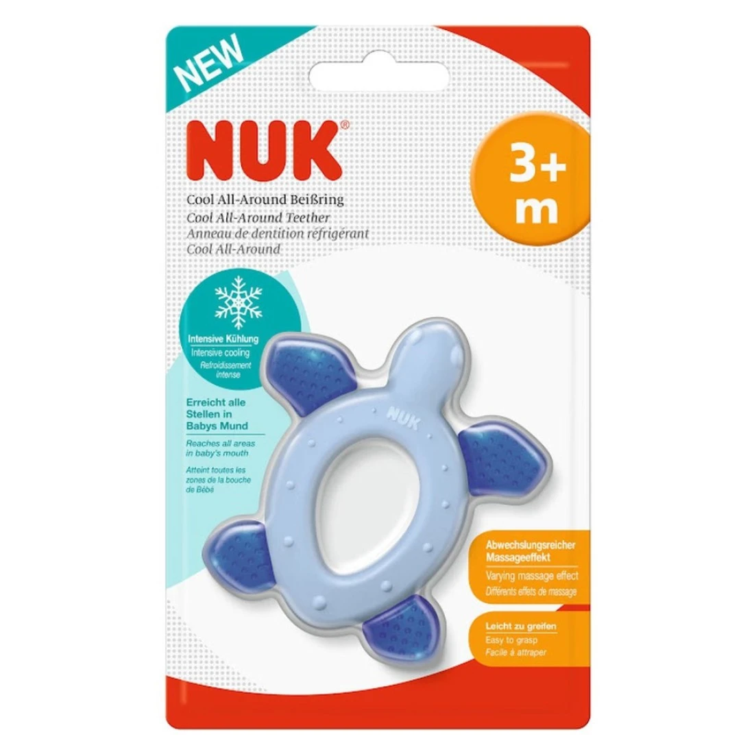 نوك كول أول أراوند عضاضة من عمر 3 أشهر فما فوق- متعددة الألوان