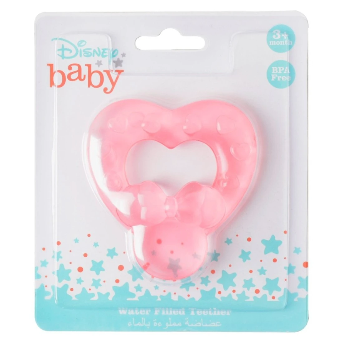 Disney Minnie Patterned Baby Teether Pink TRHA29067
