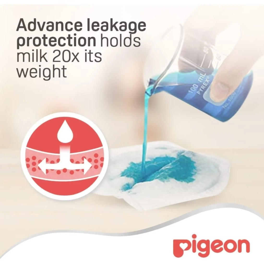 بيدجون وسادات صدر بتصميم قرص العسل 16592 36 قطعة - أبيض-