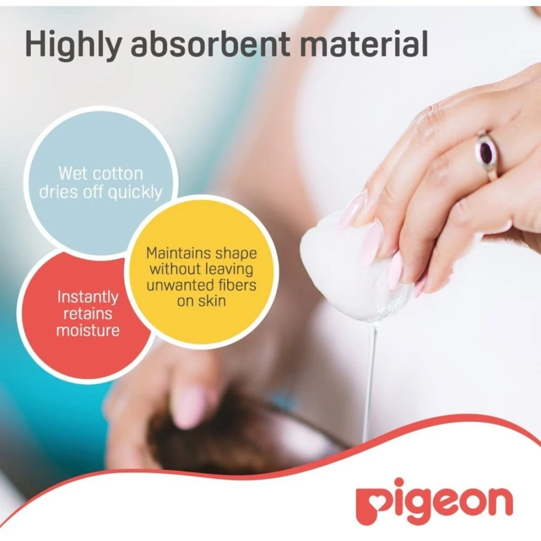 Pigeon Cotton Balls 10849 White 100 PCS