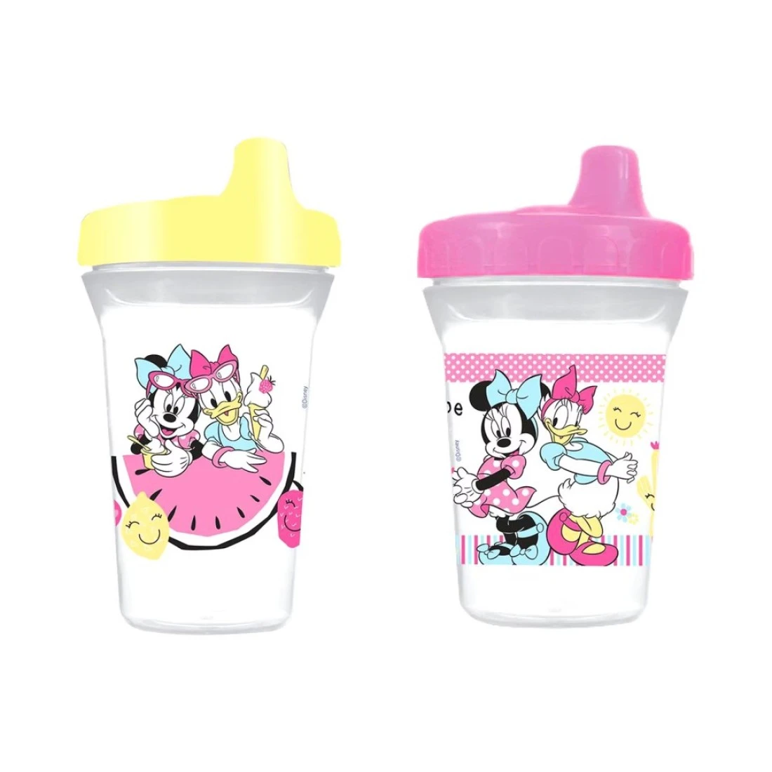 Disney Minnie Mouse Sippy Cup TRHA1699 Clear 300ml Pack of 2