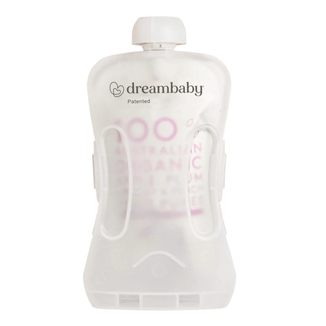 Dreambaby Pouch Pal Self-Feeding Baby Food Pouch Holder - No Squeeze, No Spill, No Mess Reusable Container for Baby Led Weaning