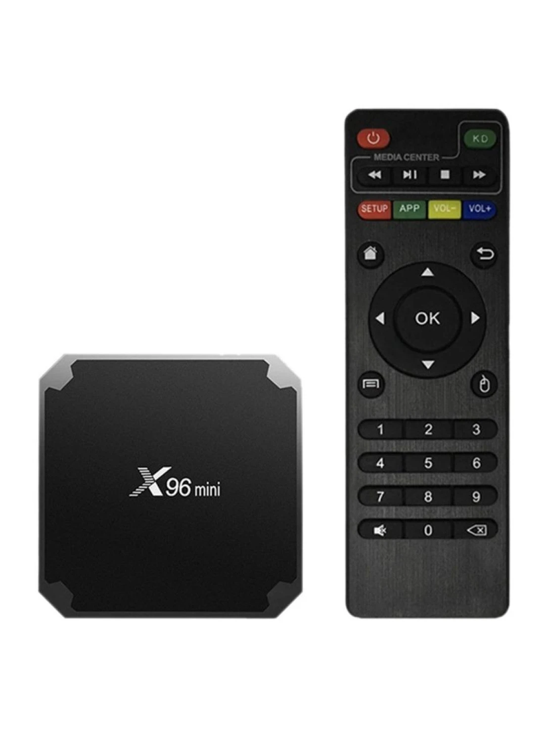Generic X96 Smart Android 7.1.2 Amlogic Quad Core Wi-Fi LAN TV Box V5020US-16G Black