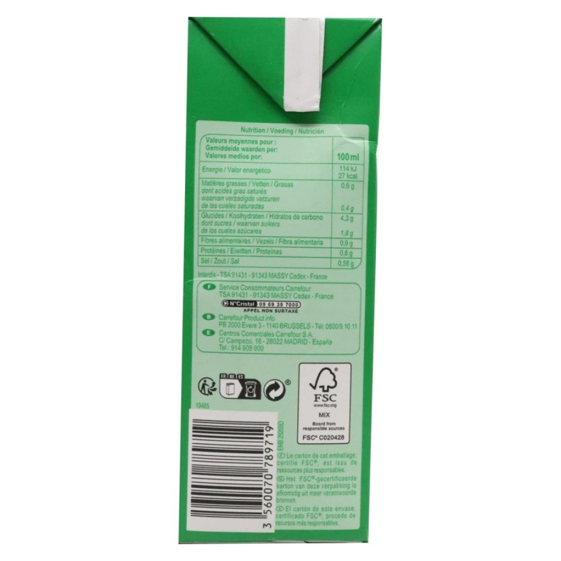 Carrefour Classic Leek And Potato Veloute Soup 1L