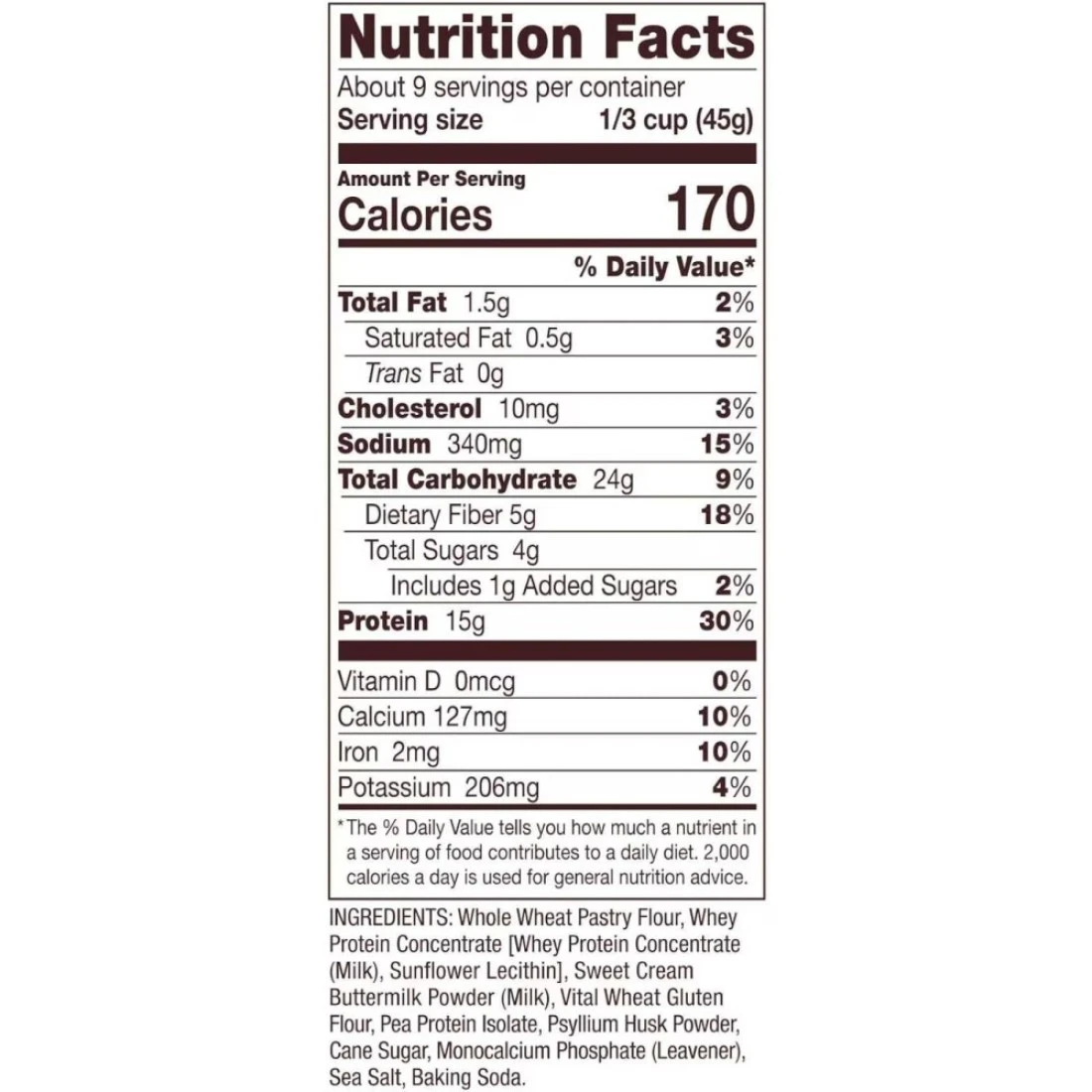 Bob&#39;s Red Mill Protein Pancake &amp; Waffle Mix 397g