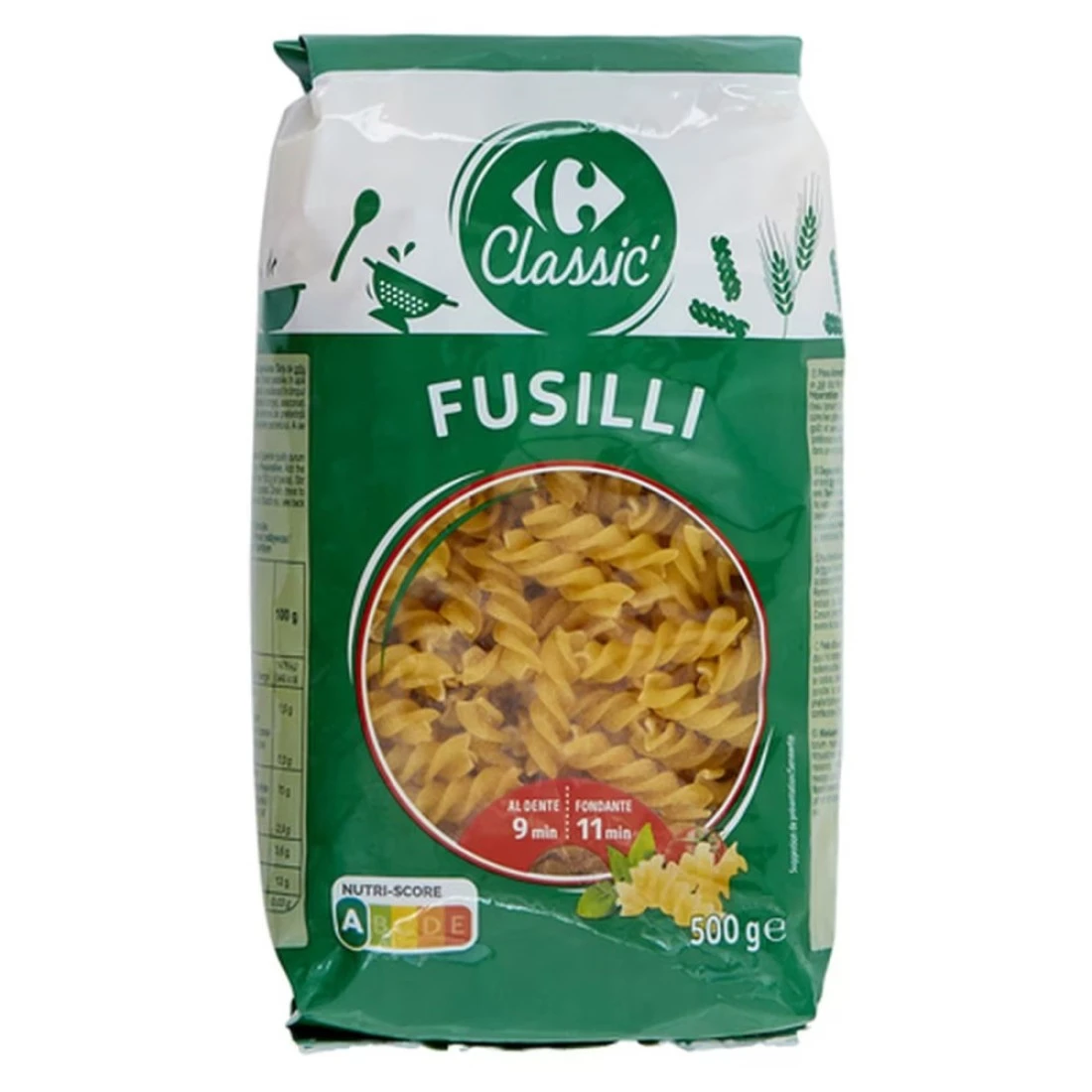 Carrefour Classic Fusilli Pasta 500g