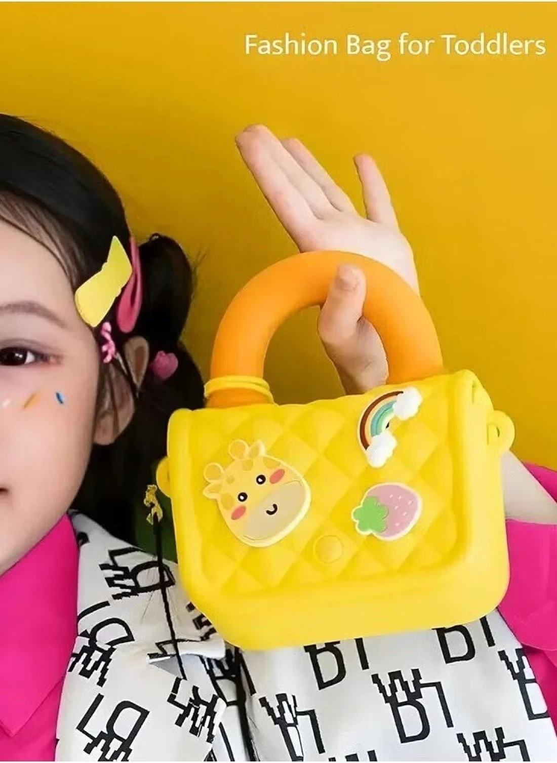 Cartoon Soft Silicone Bag Handbag cross body Purse Sweet Birthday Gift for Children Girls Sling Bag for Women, StylishBag, Purse for Girls, Side Bag for Girls, Hand Bag for Girls.