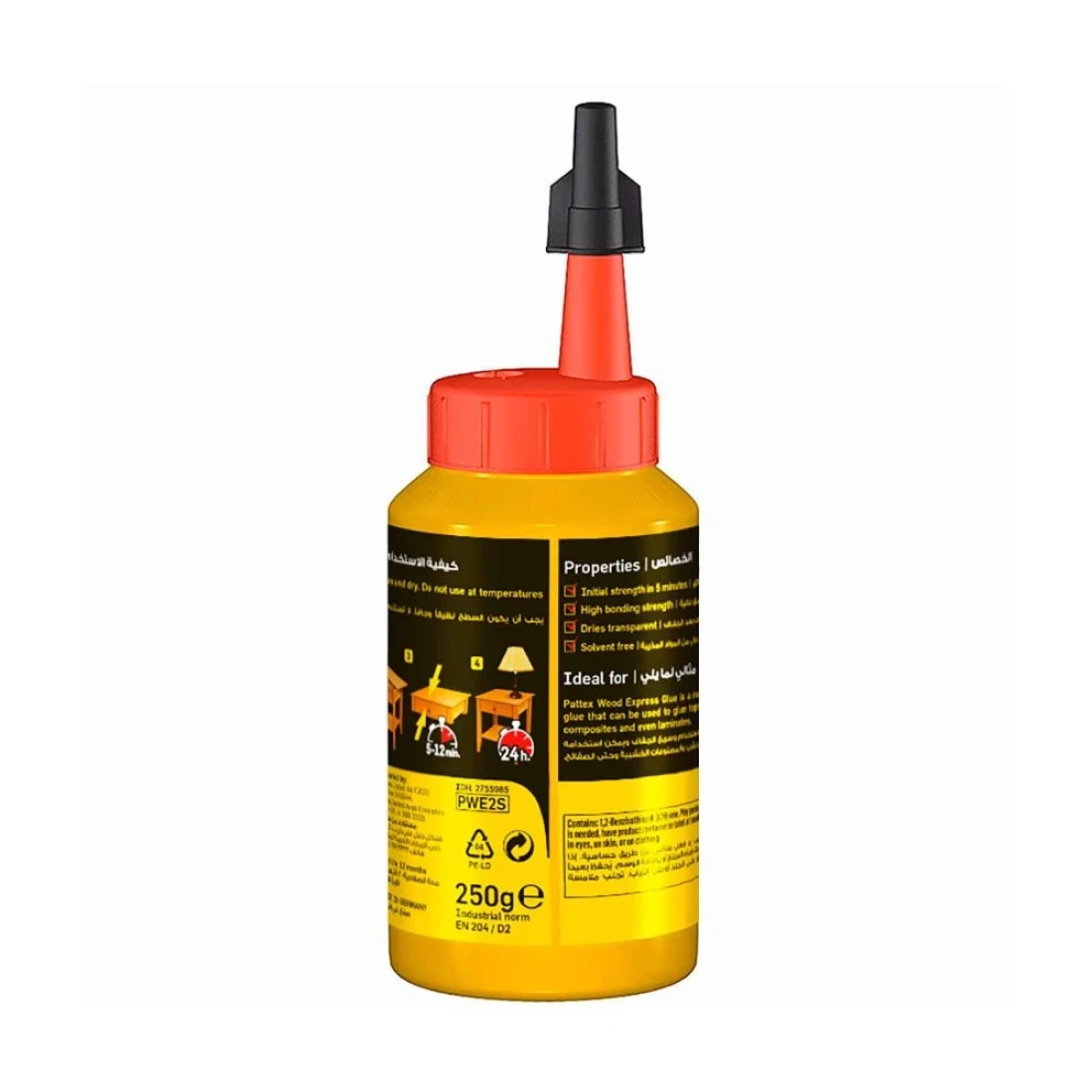 Pattex Wood Express Glue Multicolour 250g