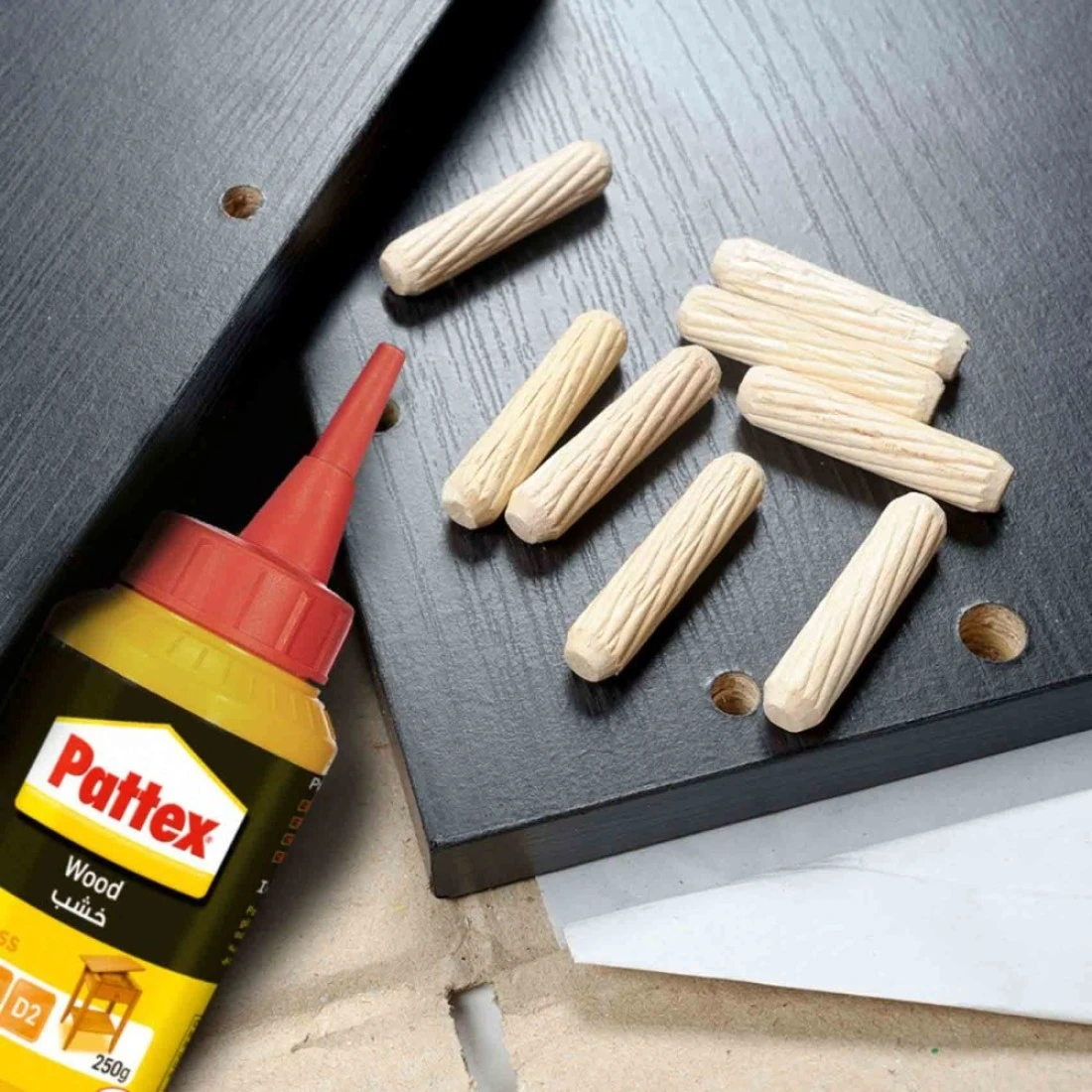 Pattex Wood Express Glue Multicolour 250g