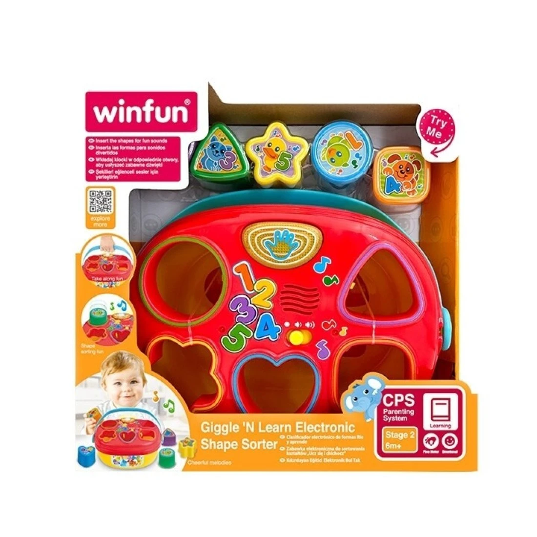 Giggle &#39;N Learn Electronic Shape Sorter