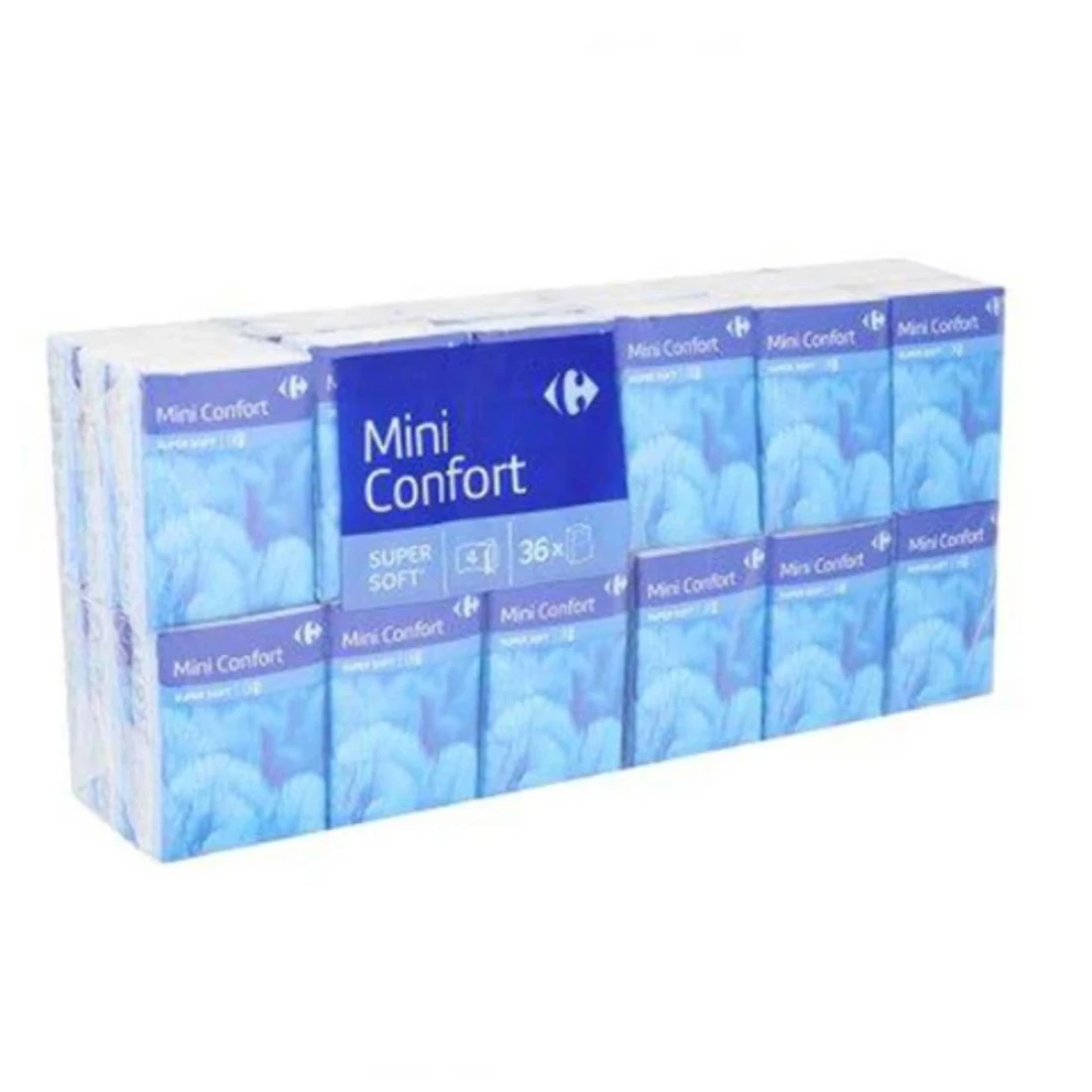 Carrefour Mini Comfort Super Soft Tissues 36 Sheets Pack of 9