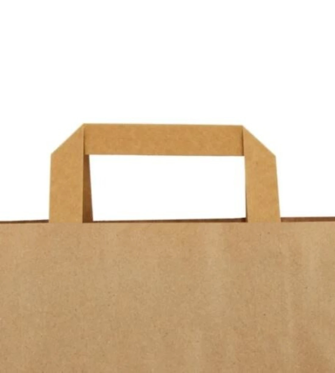 Kraft Flat Handle Paper Bag 25Pcs, 48X32X16Cm