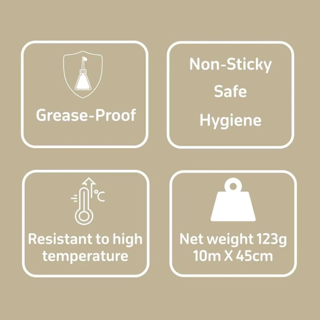 كارفور ورق الزبدة 10 متر × 45 سم