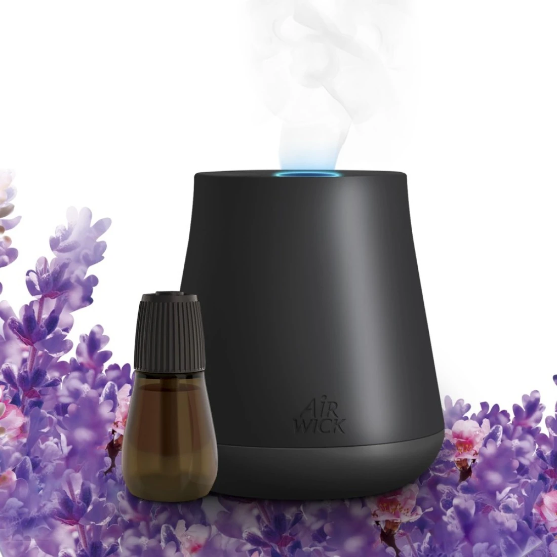 Air Wick Essential Mist Starter Kit Diffuser 1 Refill Lavender and Almond Blossom Air Freshener Essential Oils