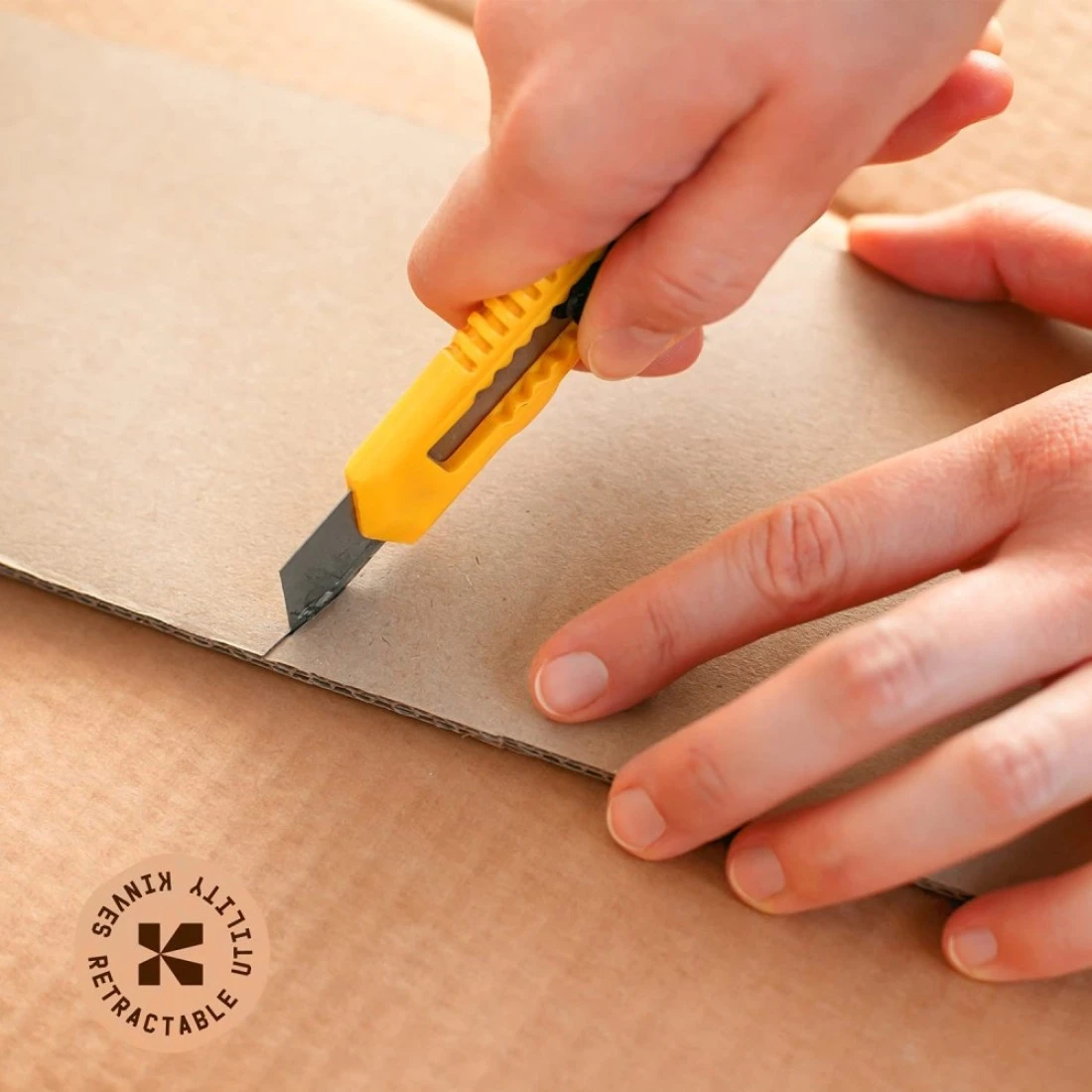 Lavish Heavy Duty Paper Knife- For Cardboard, Rope, Carpet, Linoleum, Plastic, Leather, Wallpaper, And More