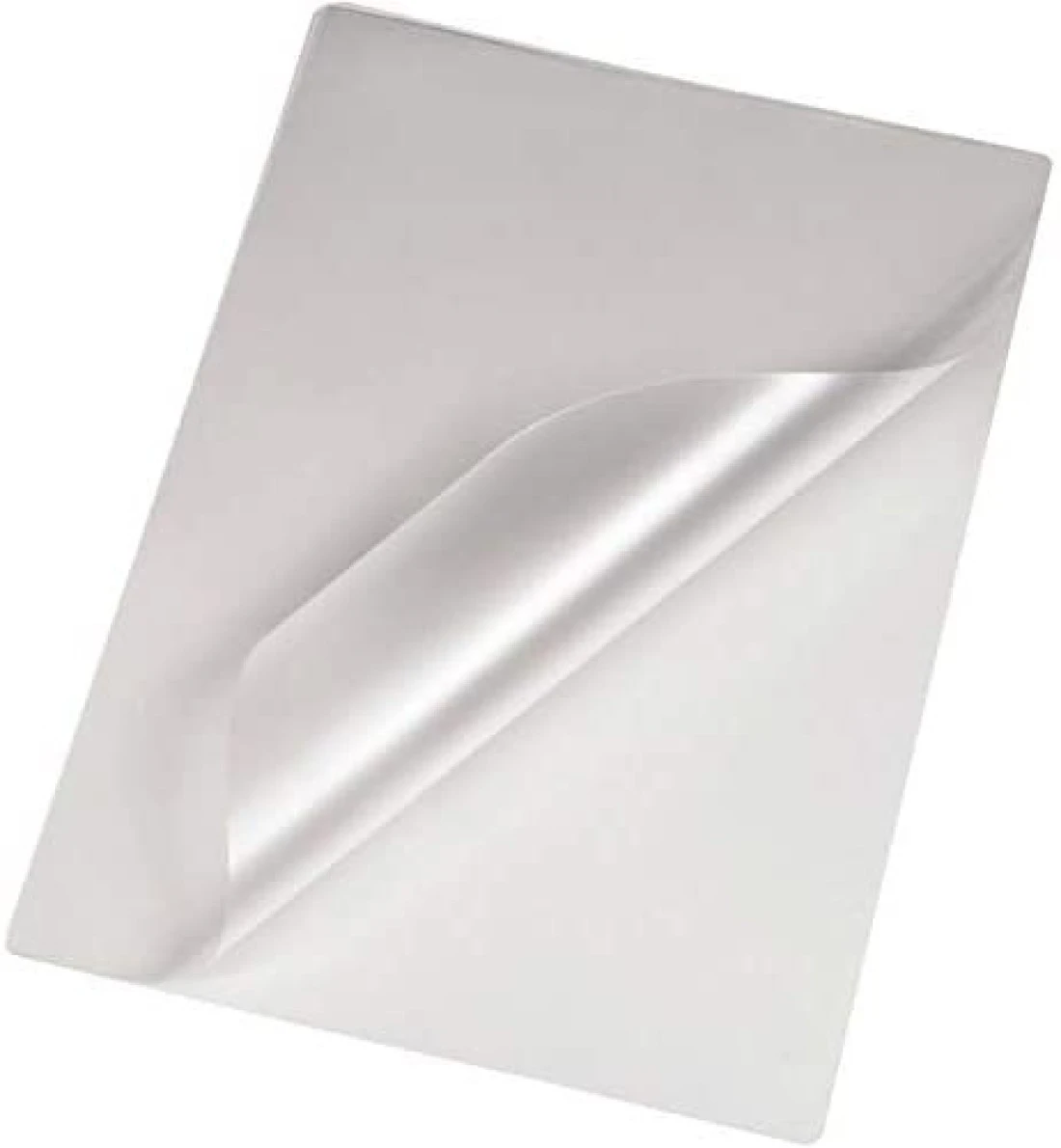 Generic Rounded Corner High Gloss Durable Clear Laminating Pouch Film A4 Size -100 Sheets Pack