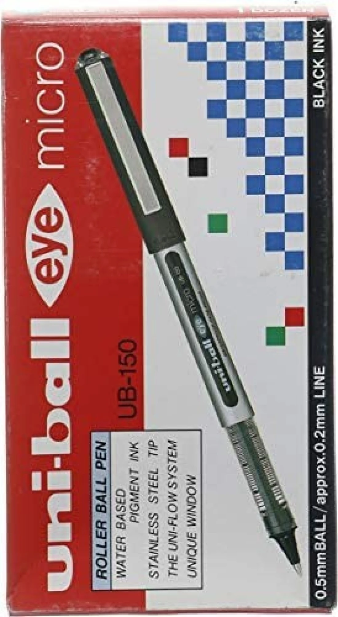UniBall BallPoint pen Eye Micro 150 0.5 mm Set of 12 Pieces Black