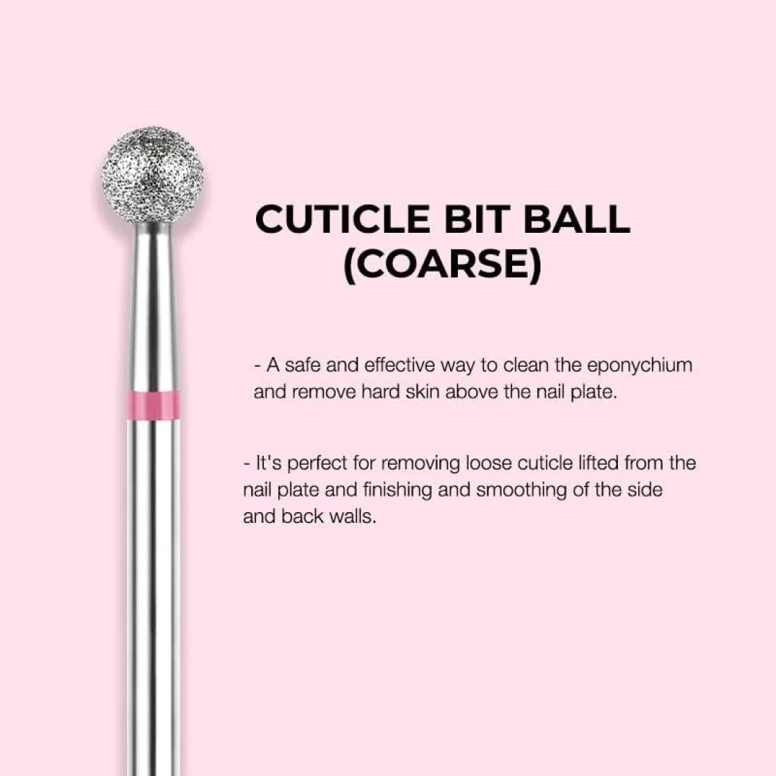 Kiara Sky Cuticle Bit and Bundle Diamond Cuticle Drill Bits Long Lasting Nail Drill Bits Professional Cleaner Tool for Under Nails Cuticle Bit Bundle