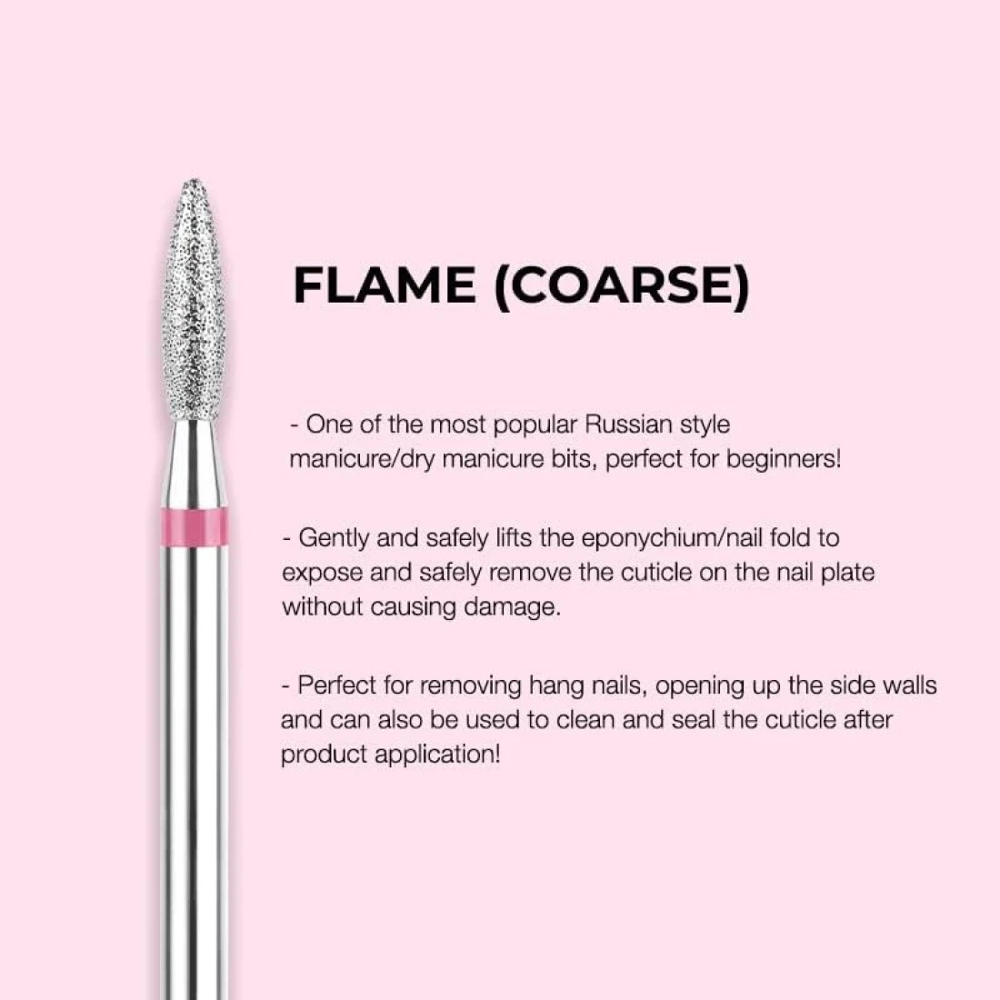 Kiara Sky Cuticle Bit and Bundle Diamond Cuticle Drill Bits Long Lasting Nail Drill Bits Professional Cleaner Tool for Under Nails Cuticle Bit Bundle