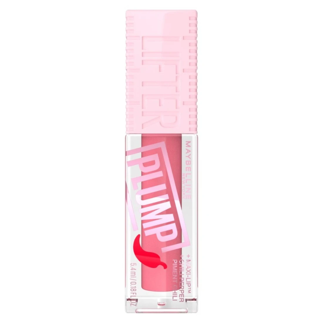 Maybelline New York Lifter Plump Lip Gloss 001 Blush Blaze 5.4ml