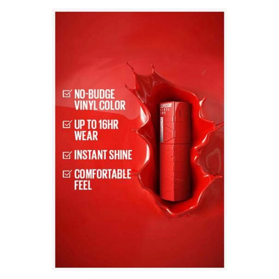 Maybelline New York Super Stay Vinyl Ink Liquid Lipcolour 50 Wicked 4.14ml