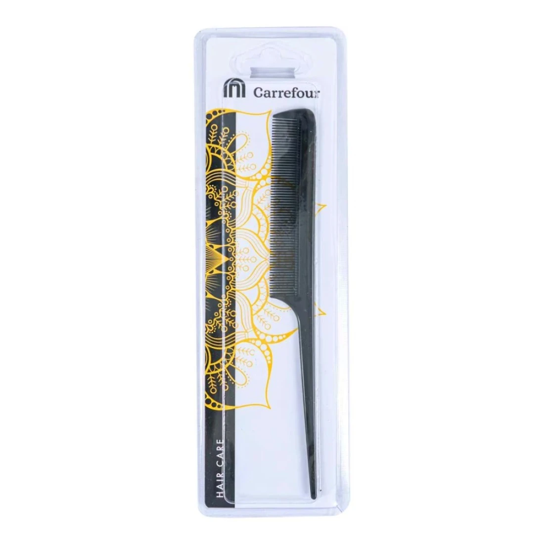 Carrefour Pin Tail Hair Comb Black