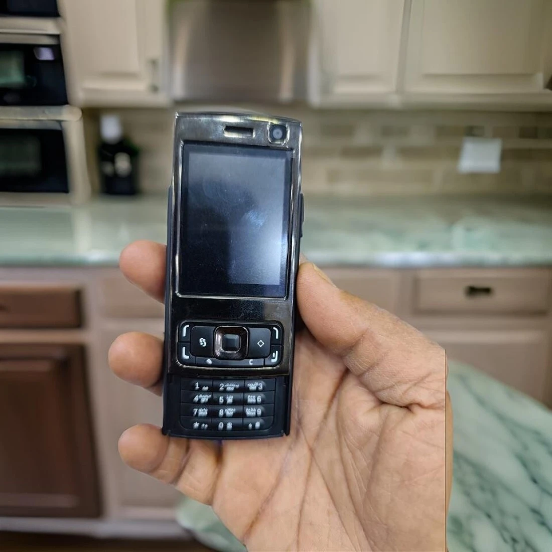 Classic Unlocked Slider GSM Mobile Phone &ndash; Compact 2G Cell Phone with Slide Keyboard, Dual SIM, Bluetooth, MP3, and Long Battery Life Backup &amp; Travel Phone
