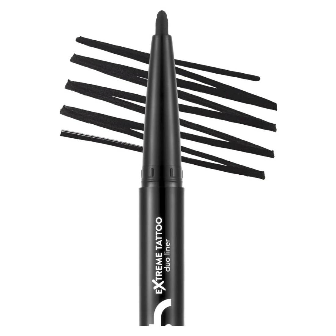 Flormar Extreme Tattoo Duo 2-in-1 Felt Tip Eyeliner and Gel Eyeliner 001 Black 2.66g