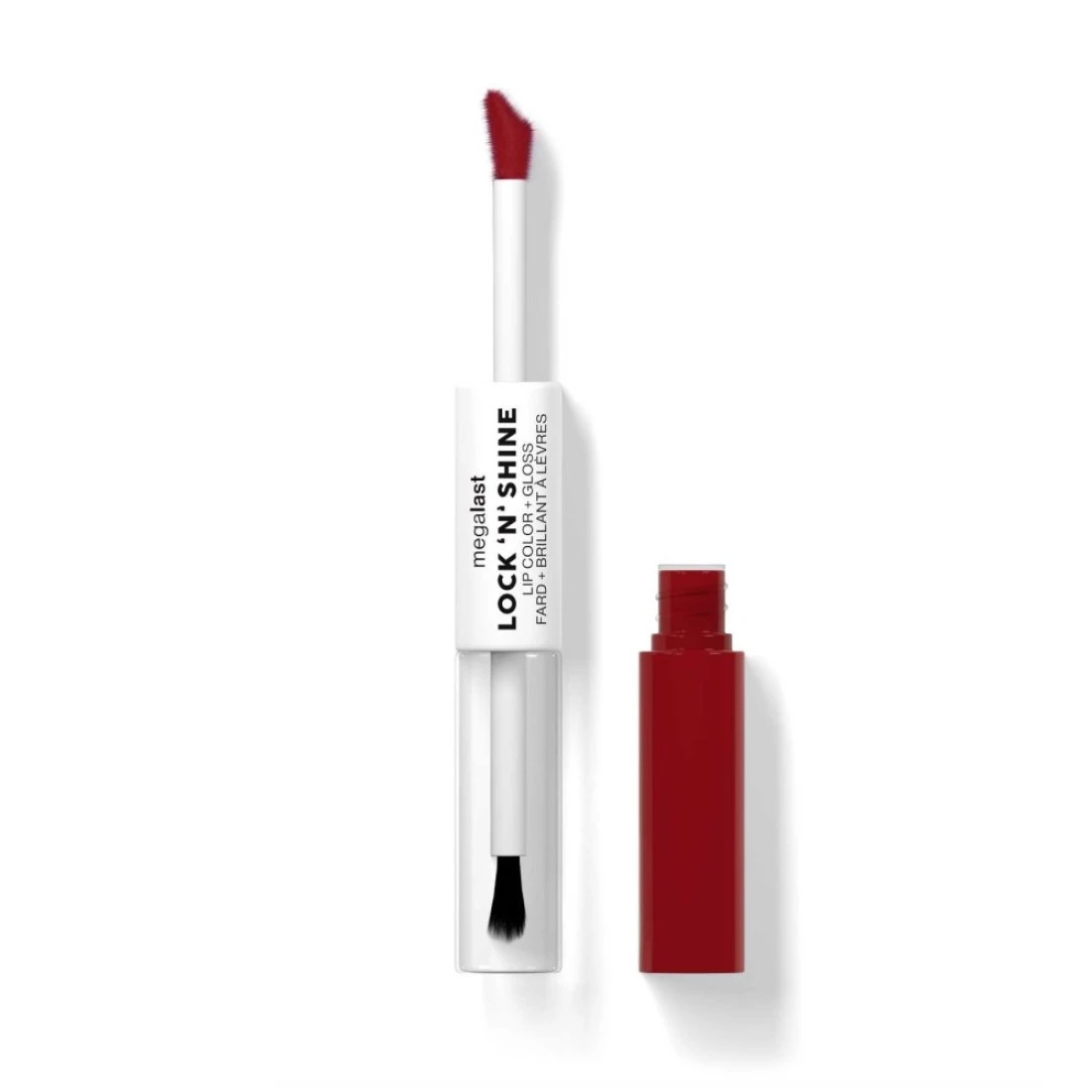 Wet n Wild MegaLast Lock &#39;N&#39; Shine Lip Color and Gloss Red-y for me