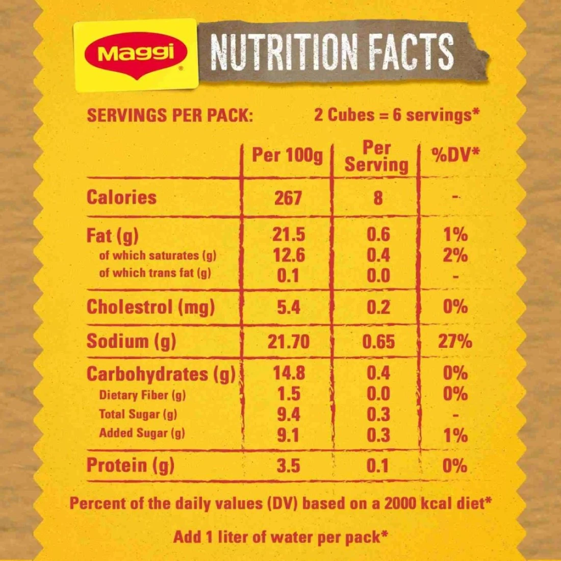 نستله ماغي مكعب مرقة الدجاج بالأعشاب 20 غرام
