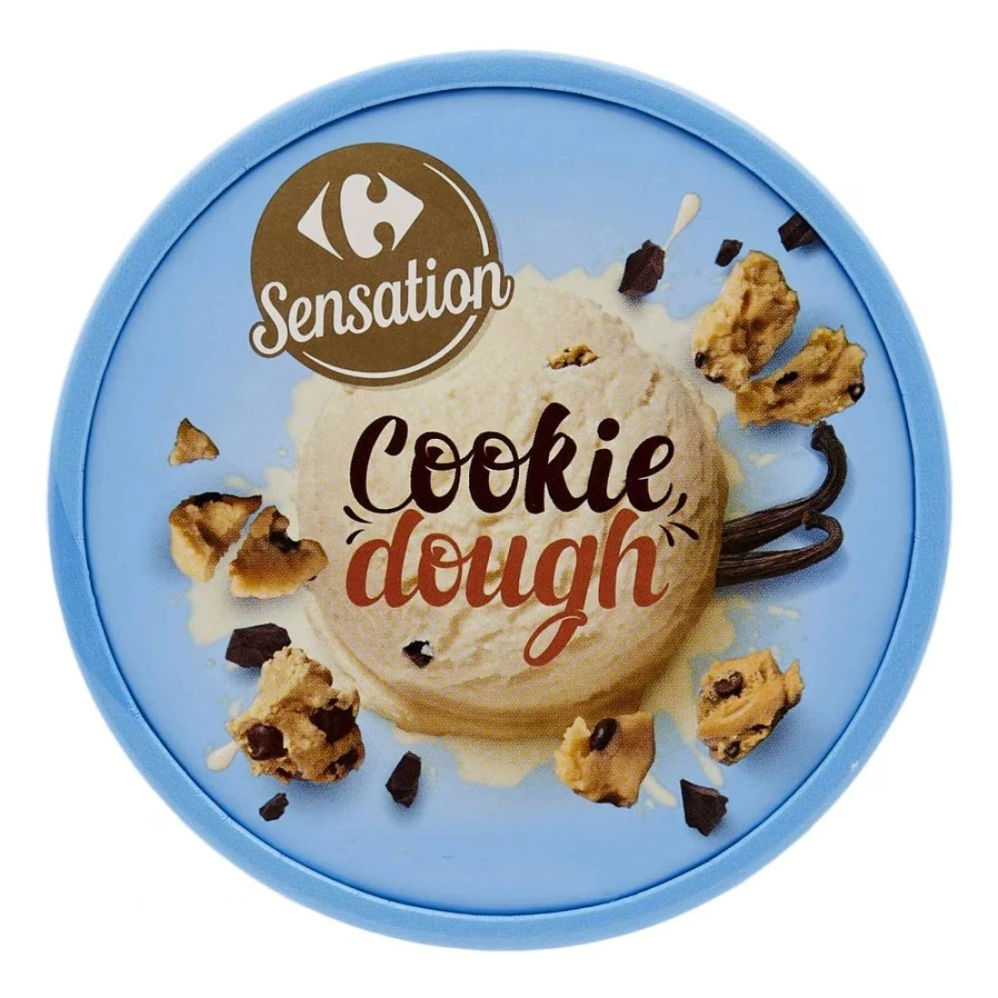 كارفور آيس كريم سينسيشن بعجينة الكوكيز 416 غرام