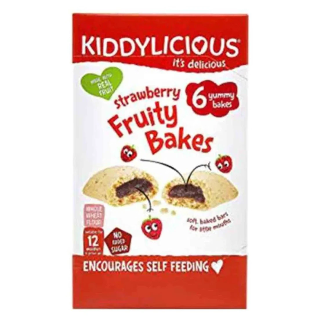 Kiddylicious Strawberry Fruity Bakes 132g