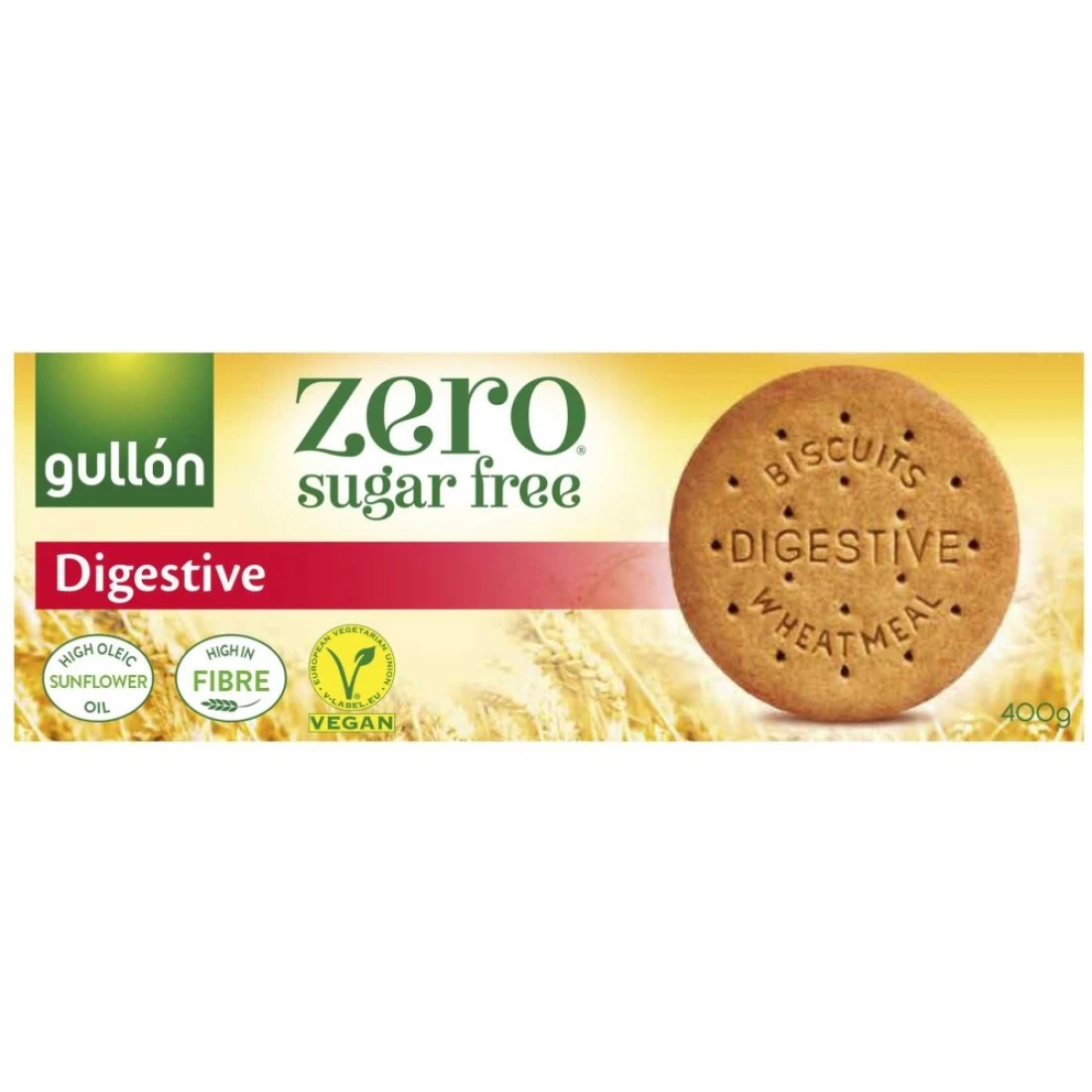 Gullon Diet Nature Sugar Free Digestive Biscuits, 400g