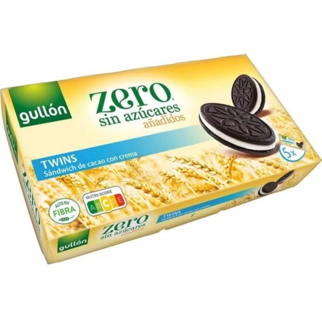 Gullon Zero Twins Cocoa Sandwich Cookies, 210g